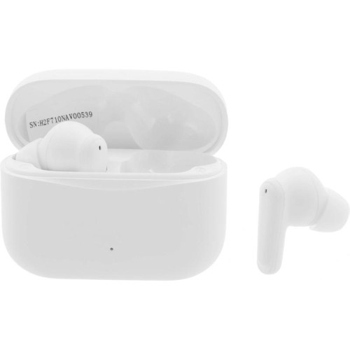 Гарнитура внутриканальные Hyundai H-EP203 белый беспроводные bluetooth в ушной раковине (HEP203W)