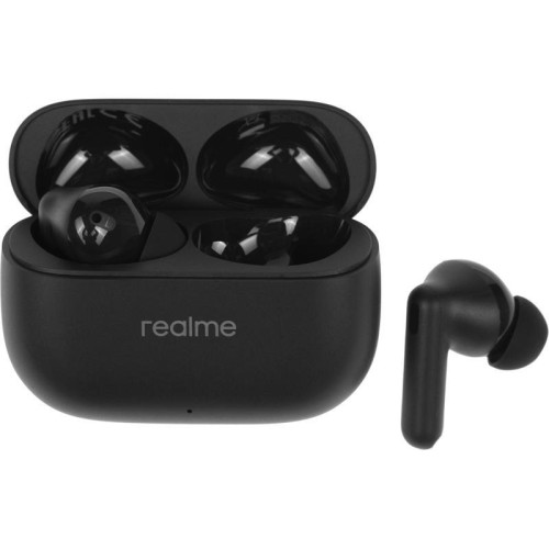 Гарнитура внутриканальные Realme Buds T310 черный беспроводные bluetooth в ушной раковине (6941764436886)