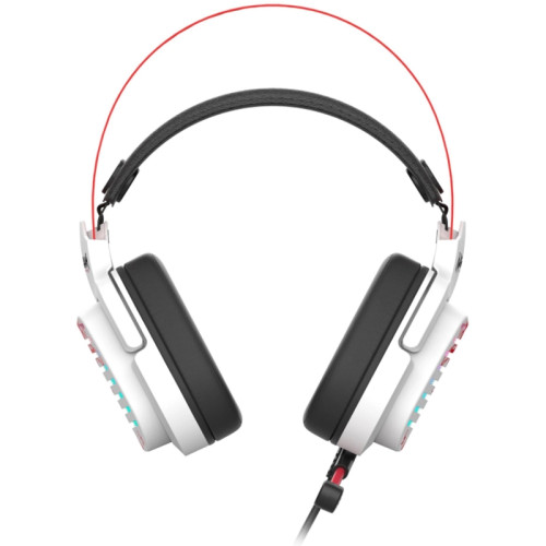 Наушники с микрофоном A4Tech Bloody G560 белый/красный 2м мониторные оголовье (G560 NARAKA)