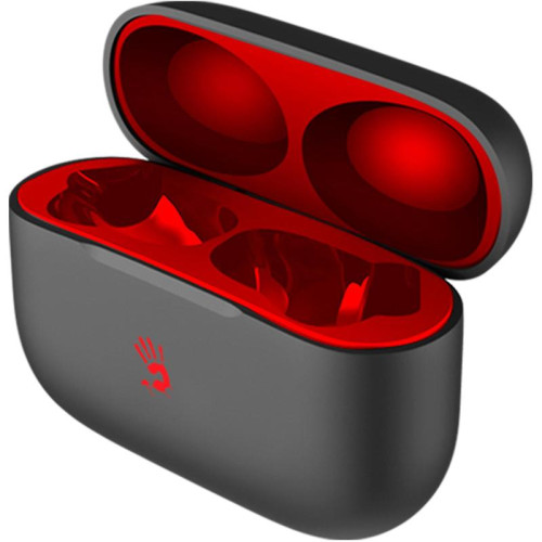 Гарнитура внутриканальные A4Tech Bloody M30 черный/красный беспроводные bluetooth в ушной раковине (M30 (BLACK+RED))