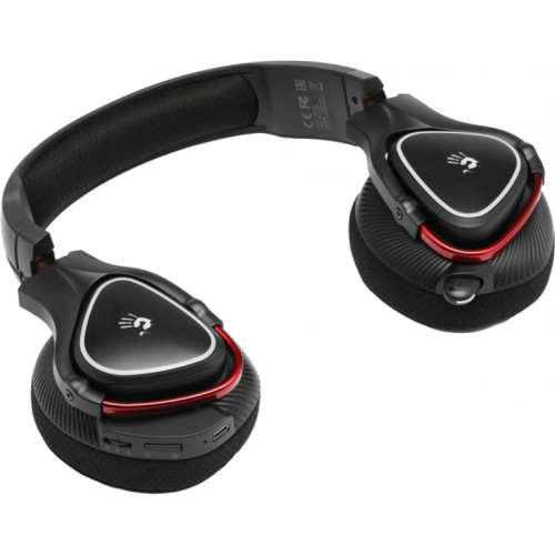 Наушники с микрофоном A4Tech Bloody MR720 черный мониторные BT/Radio оголовье (MR720 BLACK)