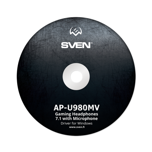 Игровые стереонаушники с микрофоном SVEN AP-U980MV, черный-синий (USB, LED, 7.1) Игровые стереонаушники с микрофоном SVEN AP-U980MV, черный-синий (USB, LED, 7.1)