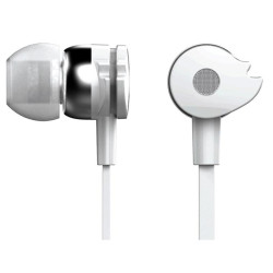 Гарнитура внутриканальные Oklick HS-S-210 1.2м белый проводные в ушной раковине (D1W)