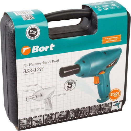 Гайковерт Bort BSR-12H авт.сеть патрон:квад.1/2
