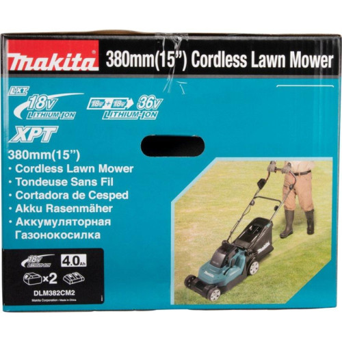 Газонокосилка роторная Makita DLM382CM2