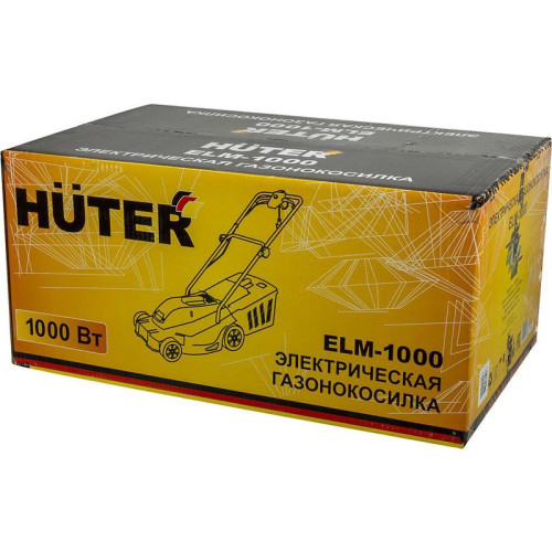 Газонокосилка роторная Huter ELM-1000 (70/4/3) 1000Вт Газонокосилка роторная Huter ELM-1000 (70/4/3) 1000Вт