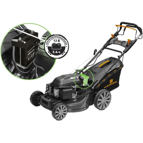Газонокосилка роторная Carver LMG-3653DMSE-VS (01.024.00011) 3600Вт