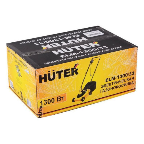 Газонокосилка роторная Huter ELM-1300/33 (70/4/18) 1300Вт