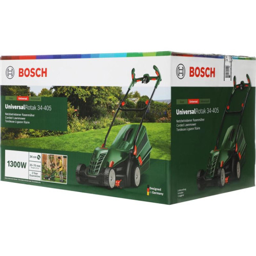 Газонокосилка роторная Bosch UniversalRotak 34-405 (06008A6401) 1300Вт Газонокосилка роторная Bosch UniversalRotak 34-405 (06008A6401) 1300Вт