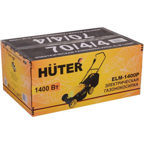 Газонокосилка роторная Huter ELM-1400 (70/4/4) 1400Вт Газонокосилка роторная Huter ELM-1400 (70/4/4) 1400Вт