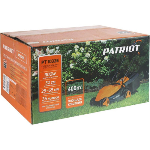 Газонокосилка роторная Patriot PT1032E (512309221) 1100Вт Газонокосилка роторная Patriot PT1032E (512309221) 1100Вт