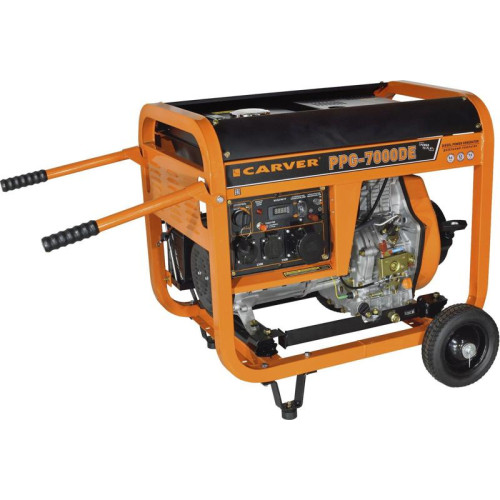 Генератор Carver PPG- 7000DE 6.3кВт
