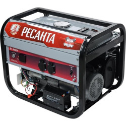 Генератор Ресанта БГ 4000 Э 3.3кВт
