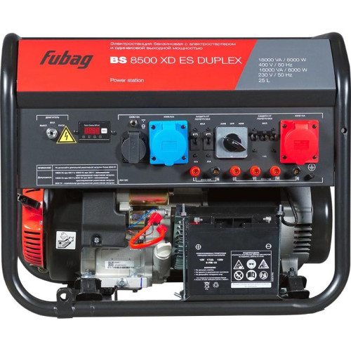 Генератор Fubag BS 8500 XD ES Duplex 8.5кВт Генератор Fubag BS 8500 XD ES Duplex 8.5кВт