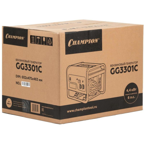 Генератор Champion GG3301C 3.1кВт