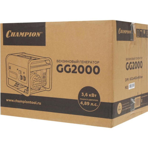 Генератор Champion GG2000 2.3кВт