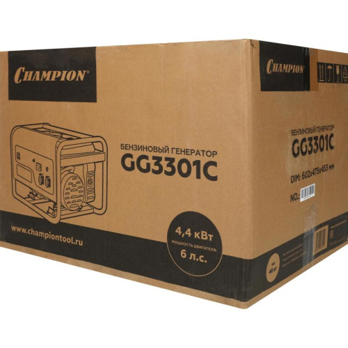 Генератор Champion GG3301C 3.1кВт