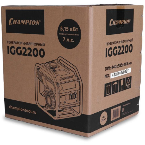 Генератор Champion IGG2200 2.1кВт