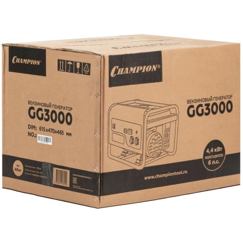 Генератор Champion GG3000 2.5кВт