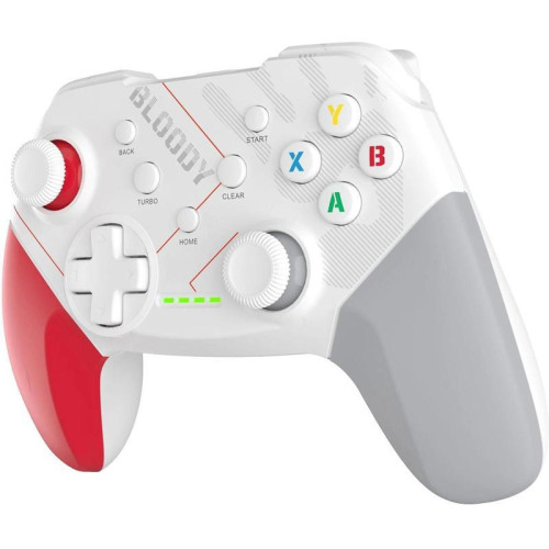 Геймпад A4Tech Bloody GPW50 Sports белый USB Беспроводной виброотдача обратная связь (GPW50 SPORTS WHITE)