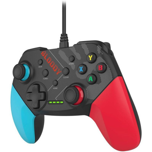 Геймпад A4Tech Bloody GP30 Sports черный/синий USB виброотдача обратная связь (GP30 SPORTS BLUE) Геймпад A4Tech Bloody GP30 Sports черный/синий USB виброотдача обратная связь (GP30 SPORTS BLUE)