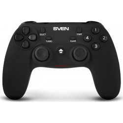 Беспроводной геймпад SVEN GC-3050 (13 кл. 2 мини-джойстика, D-pad, Soft Touch, PC/PS3/Xinput)
