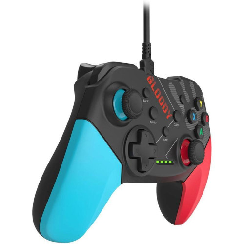 Геймпад A4Tech Bloody GP30 Sports черный/синий USB виброотдача обратная связь (GP30 SPORTS BLUE) Геймпад A4Tech Bloody GP30 Sports черный/синий USB виброотдача обратная связь (GP30 SPORTS BLUE)