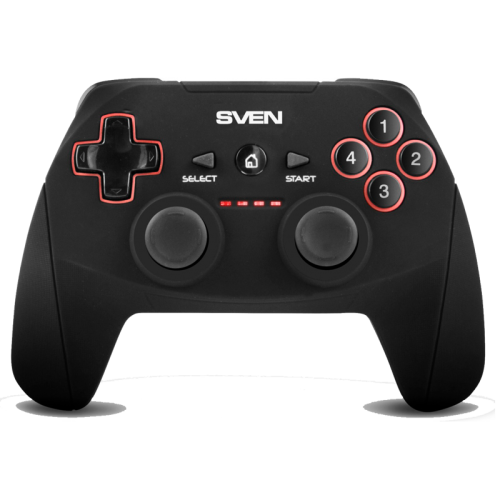 Беспроводной геймпад SVEN GC-2040 (11 кл. 2 мини-джойстика, D-pad, Soft Touch, PC/PS3/Xinput)