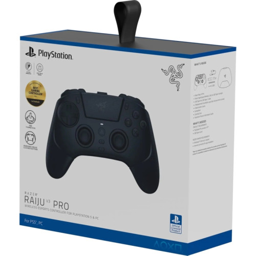 Игровой контроллер Razer Raiju V3 Pro for PS5 & PC - Black/ Razer Raiju V3 Pro for PS5 & PC - Black Gamepad