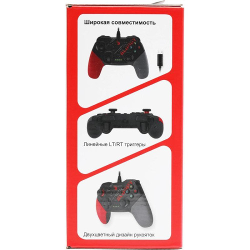 Геймпад A4Tech Bloody GP30 Sports черный/красный USB виброотдача обратная связь (GP30 SPORTS RED) Геймпад A4Tech Bloody GP30 Sports черный/красный USB виброотдача обратная связь (GP30 SPORTS RED)