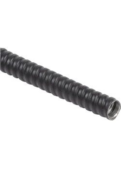 ELASTA Металлорукав Р3-ЦПнг-15 с протяжкой черный (50м) IEK