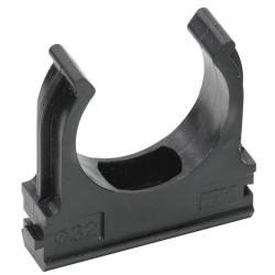 Держатель IEK CTA10D-CF32-K02-050 с защелкой 32мм пластик черный (упак.:1шт)
