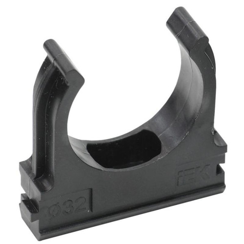 Держатель IEK CTA10D-CF32-K02-050 с защелкой 32мм пластик черный (упак.:1шт)