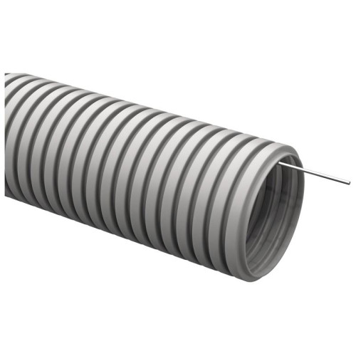Труба гофр. гибкая ПВХ IEK CTG20-16-K41-100I внеш.D=16мм с протяжкой 100м сер.