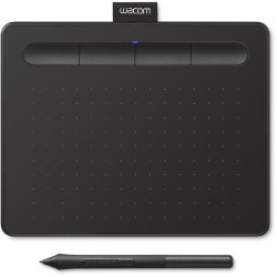 Графический планшет/ Intuos S Black (в комплекте с уроком)