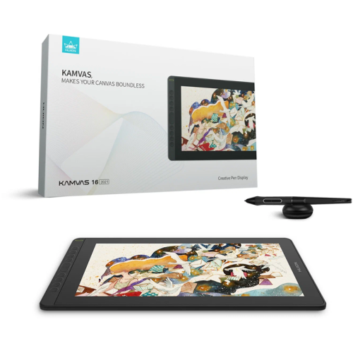 Сенсорный монитор Huion KAMVAS 16 (2021) Black Сенсорный монитор Huion KAMVAS 16 (2021) Black