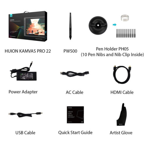 Сенсорный монитор Huion KAMVAS Pro 22 Сенсорный монитор Huion KAMVAS Pro 22