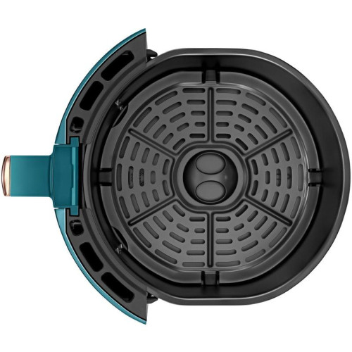 Аэрогриль Hyundai HYF-3553 1350Вт темно-зеленый/золотистый