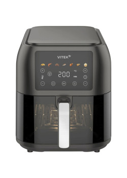Аэрогриль Vitek VT-AF8001 1700Вт темно-серый/черный