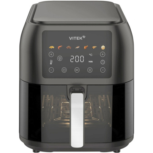 Аэрогриль Vitek VT-AF8001 1700Вт темно-серый/черный