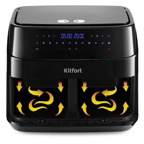 Аэрогриль Kitfort КТ-2250 1750Вт черный