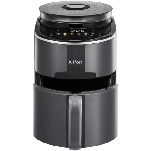 Аэрогриль Kitfort КТ-8155 4.5л 1500Вт серый