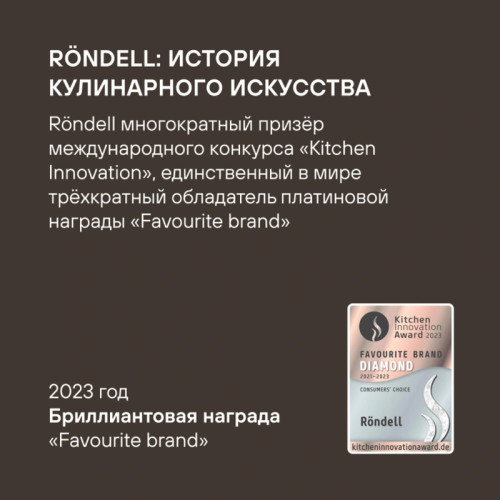 Аэрогриль Rondell RDE-AF777 10л 2000Вт серый/черный