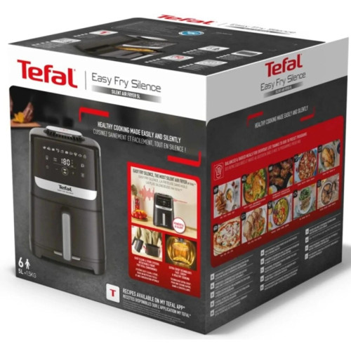 Аэрогриль Tefal EY5528E0 1670Вт черный/серебристый