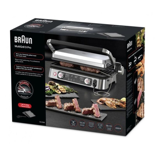 Электрогриль Braun CG9160 2200Вт черный/серебристый