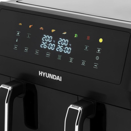 Аэрогриль Hyundai HYF-9089 2400Вт черный