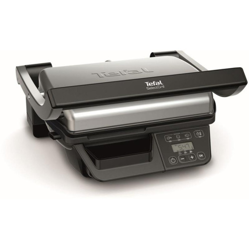 Электрогриль Tefal Optigrill GC740B30 2000Вт серебристый/черный Электрогриль Tefal Optigrill GC740B30 2000Вт серебристый/черный