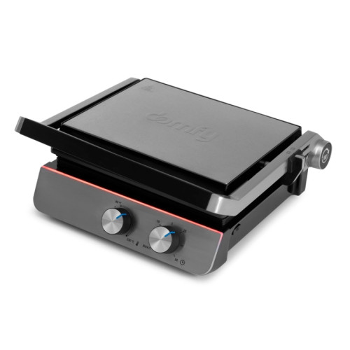 Электрогриль Domfy Metal DSM-EG502 2200Вт черный/серебристый Электрогриль Domfy Metal DSM-EG502 2200Вт черный/серебристый