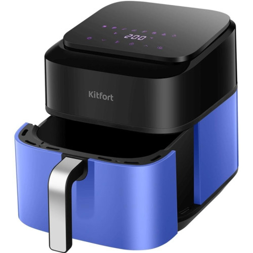 Аэрогриль Kitfort КТ-2263 1800Вт синий/черный