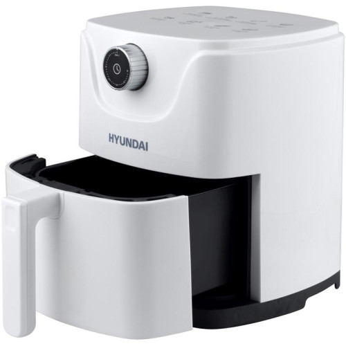 Аэрогриль Hyundai HYF-2052 1000Вт белый/серебристый